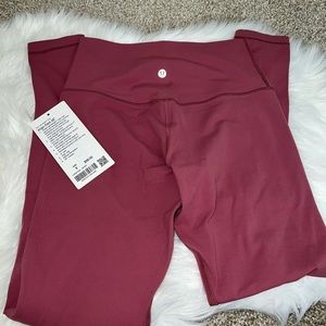 Misty Merlot Lululemon Align Leggings